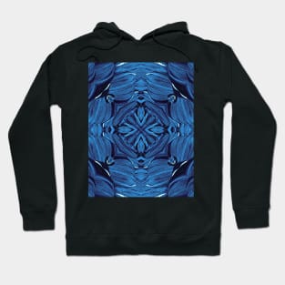 Blue Cross Mandala Ornament Hoodie